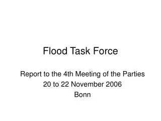Flood Task Force