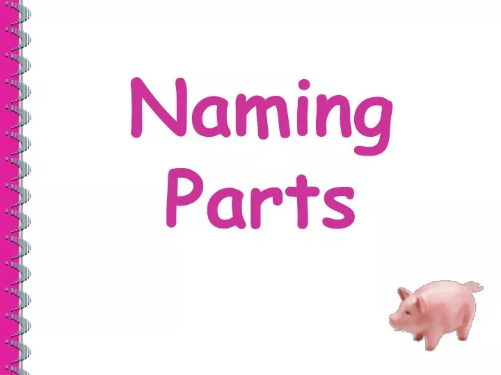 naming parts