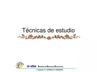 t cnicas de estudio