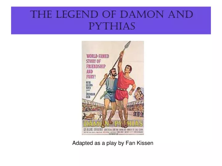 the legend of damon and pythias