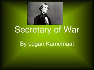 Secretary of War