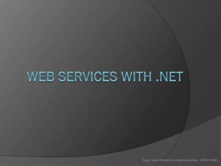 web services with net