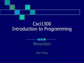 Csci1300 Introduction to Programming