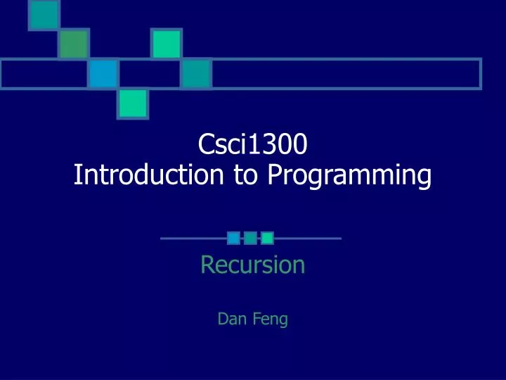 csci1300 introduction to programming