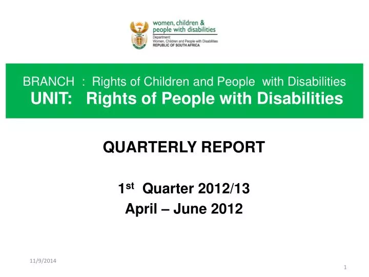 branch rights of children and people with disabilities unit rights of people with disabilities