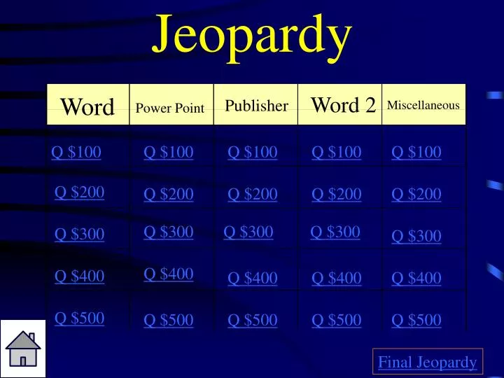 jeopardy