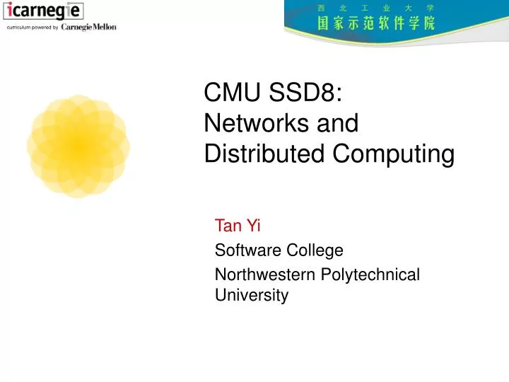 cmu ssd8 networks and distributed computing