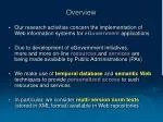 Overview - slide 1