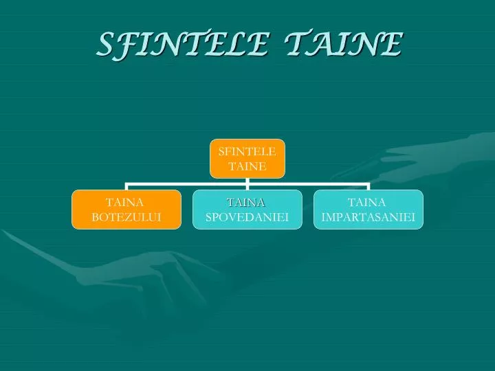 sfintele taine