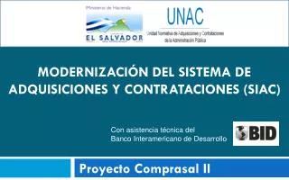 modernizaci n del sistema de adquisiciones y contrataciones siac