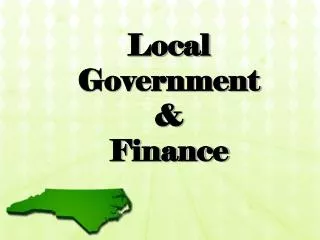 Local Government &amp; Finance