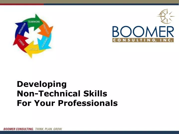 developing non technical skills for your professionals