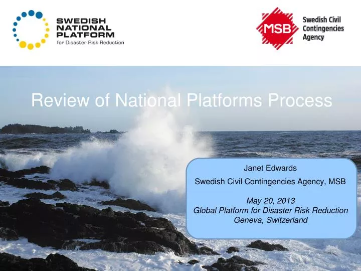 review of national platforms process