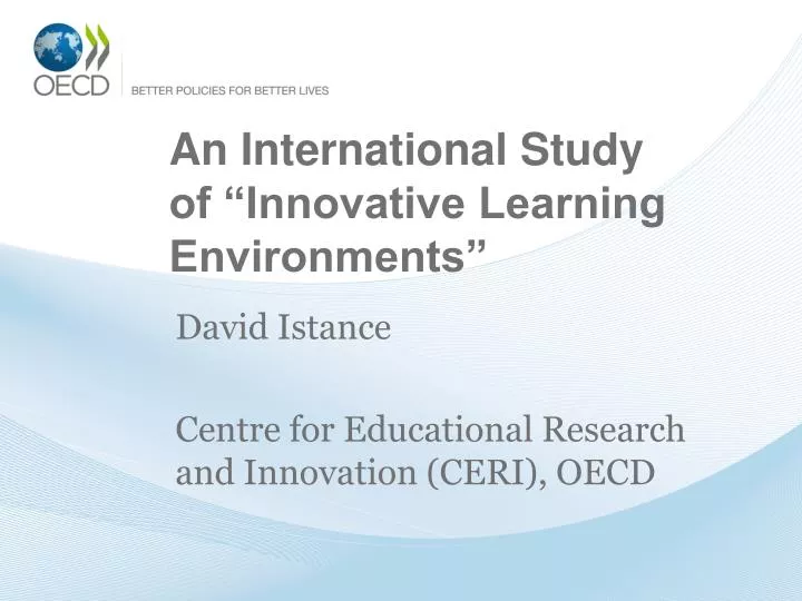 an international study of innovative learning environments
