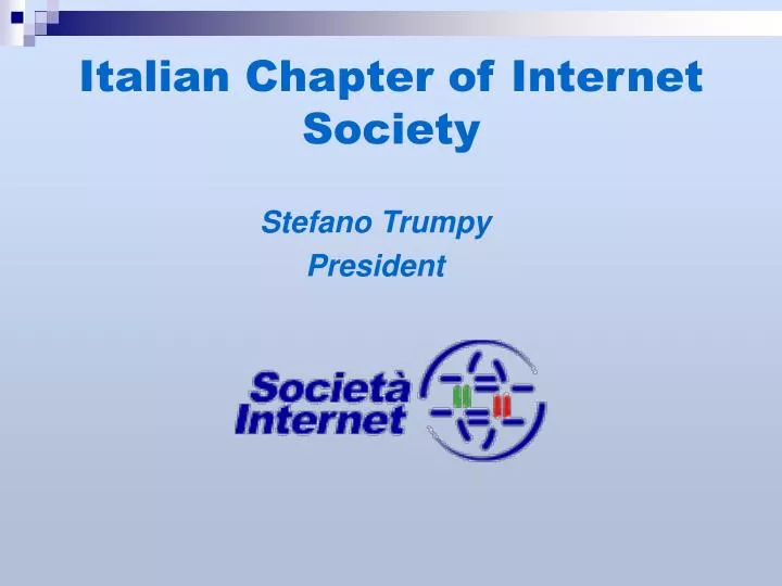 italian chapter of internet society
