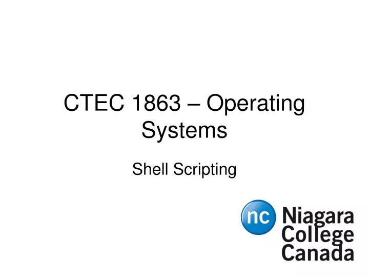 ctec 1863 operating systems