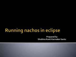 Running nachos in eclipse