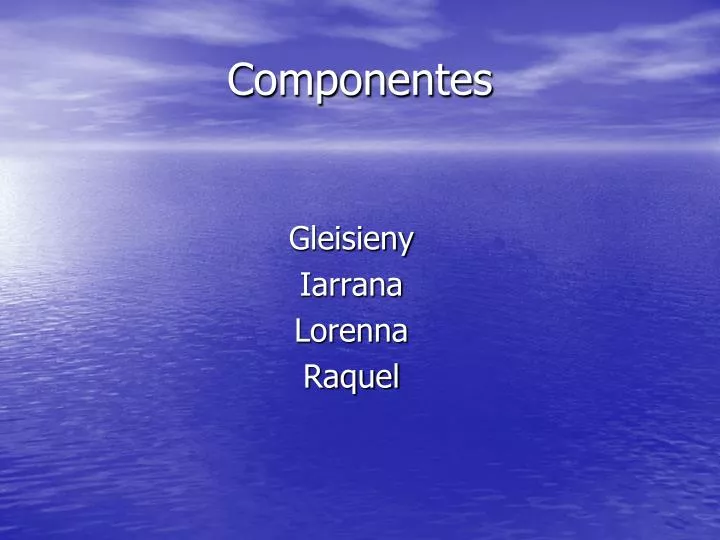 componentes