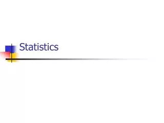 Statistics