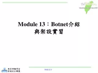 module 13 botnet