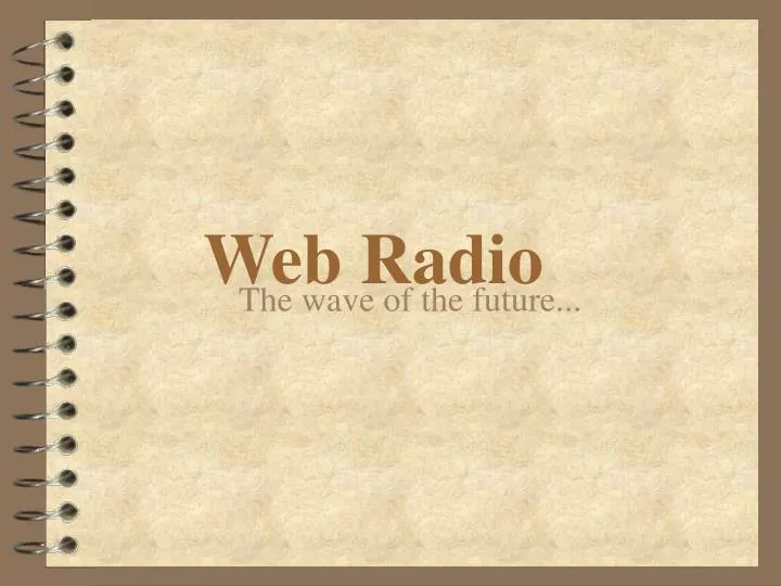 web radio