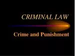 CRIMINAL LAW - slide 1