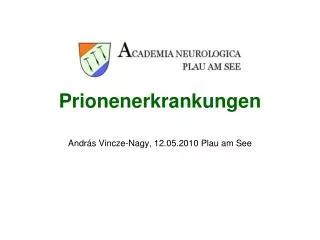 prionenerkrankungen