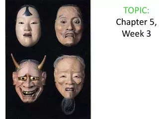 TOPIC: Chapter 5, Week 3