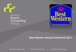 Best Western Annual Conference 2011