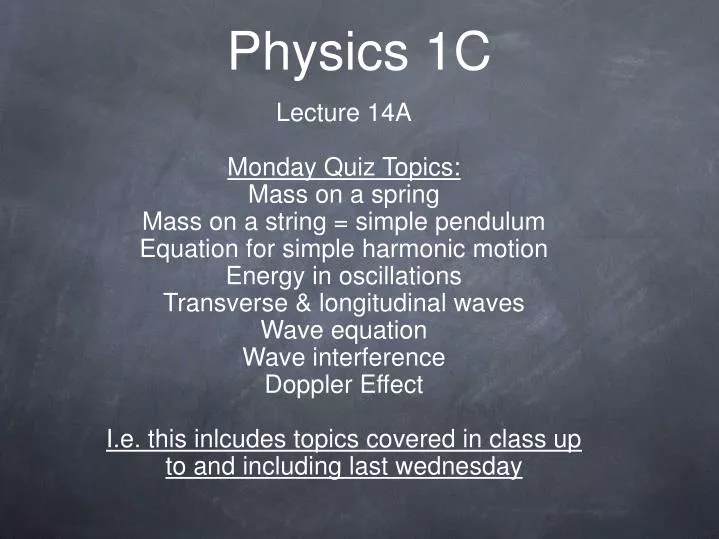 physics 1c