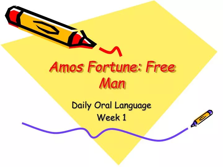 amos fortune free man