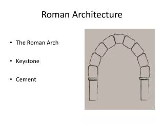 Roman Architecture