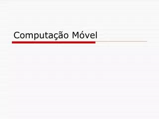 computa o m vel