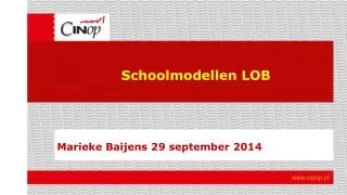 schoolmodellen lob