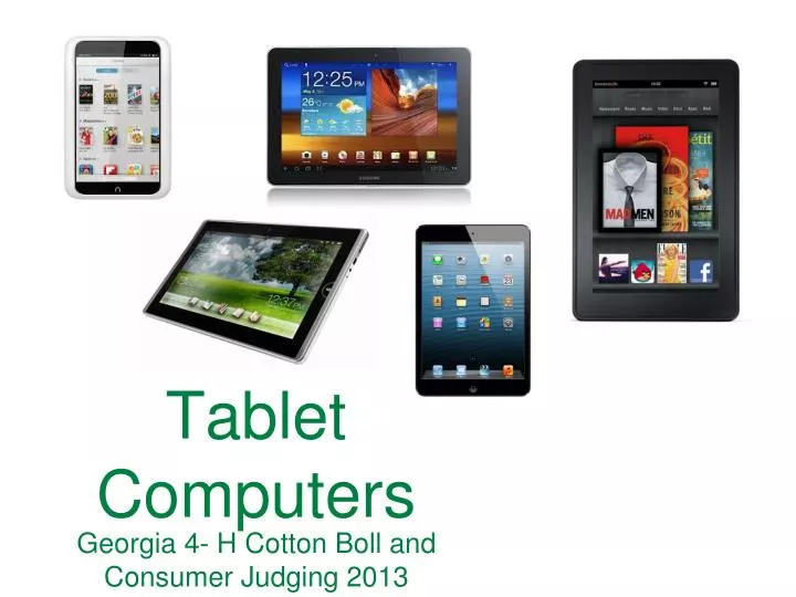 tablet computers