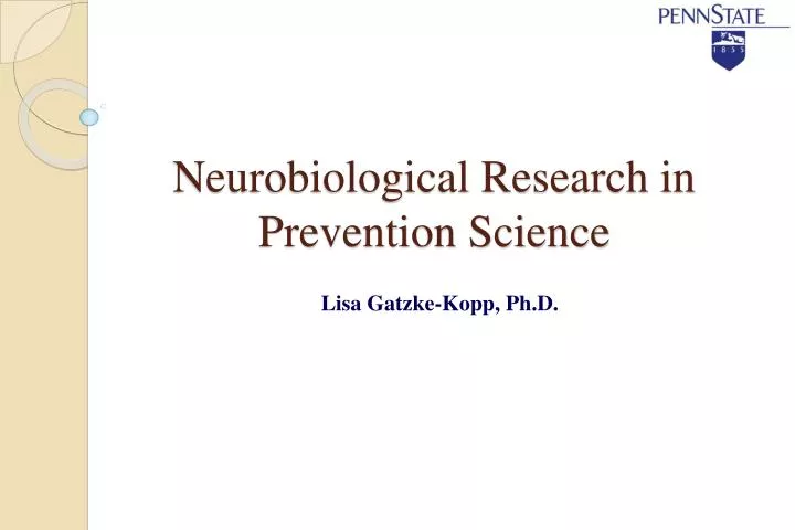neurobiological research in prevention science