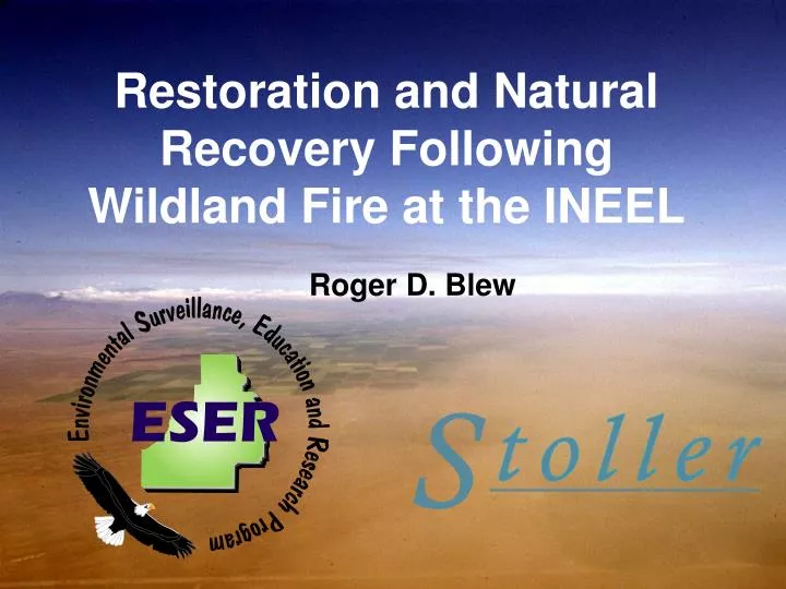 restoration and natural recovery following wildland fire at the ineel