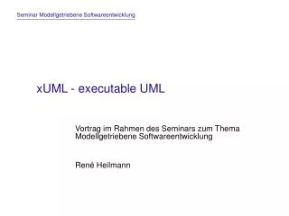 xuml executable uml