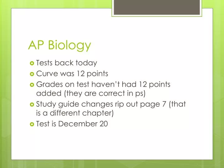 ap biology