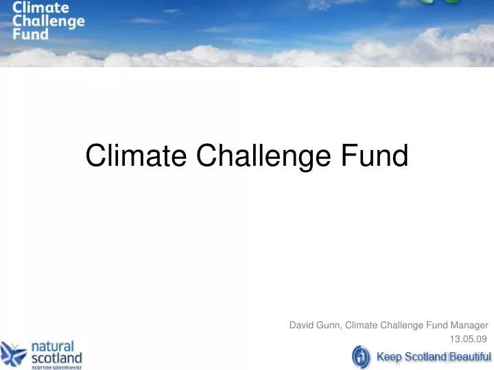 climate challenge fund