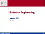 Software Engineering - slide 1