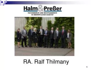 ra ralf thilmany