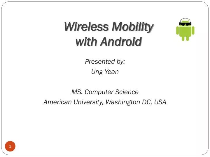 wireless mobility with android