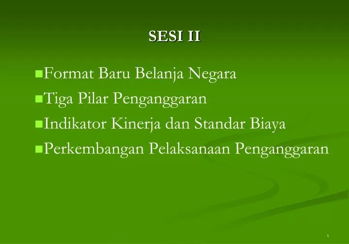 sesi ii