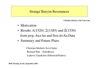 Strange Baryon Resonances