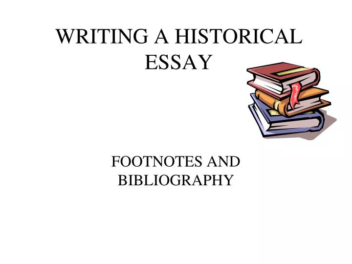 writing a historical essay