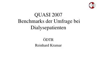 quasi 2007 benchmarks der umfrage bei dialysepatienten