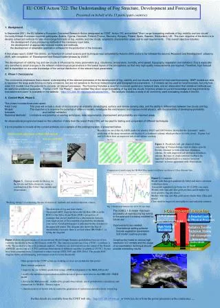 EU COST Action 722: The Understanding of Fog Structure, Development and Forecasting