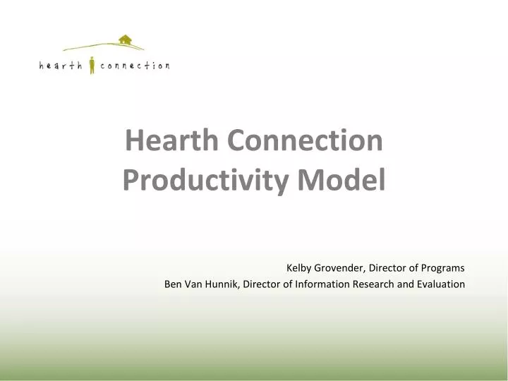 hearth connection productivity model