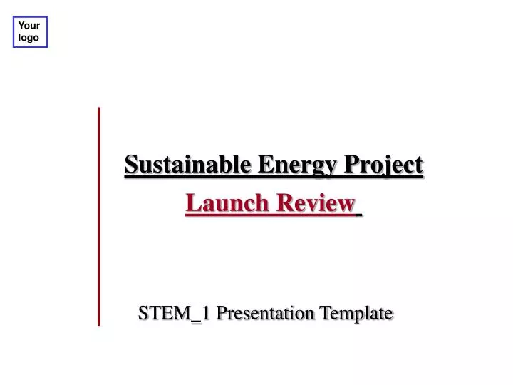 sustainable energy project launch review